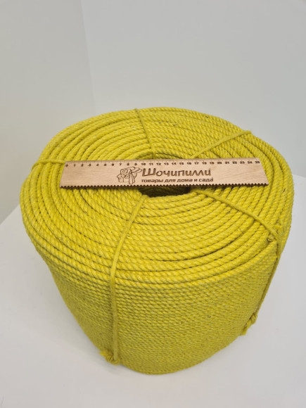 Канат джутовый цветной 6 мм