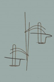 Подставка настенная Букет на 2 горшка