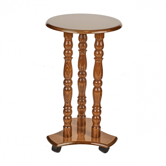 Подставка деревянная на колесиках Фортуна