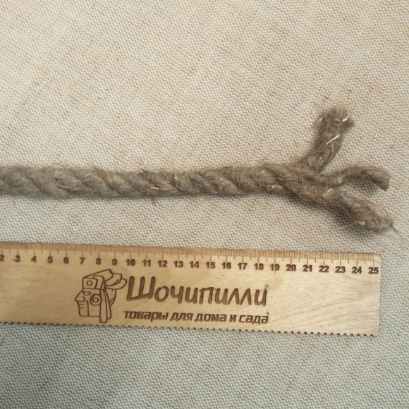 Веревка льняная 14 мм (на катушке по 80 м)