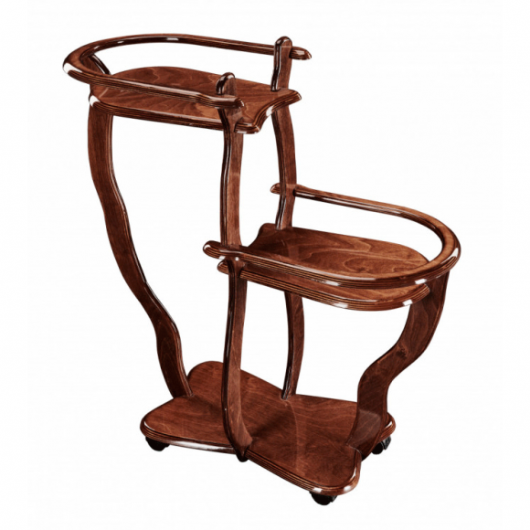 Деревянная подставка под цветы Изящная 2М