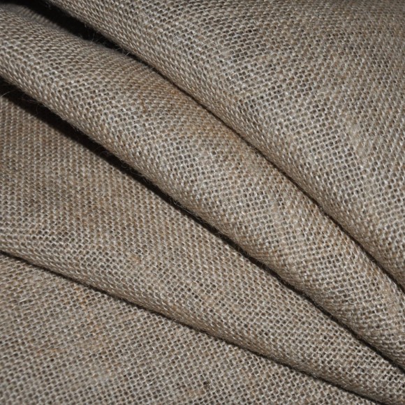 Мешковина джутовая плотная 360-380 гр/м2 джутовая 100%