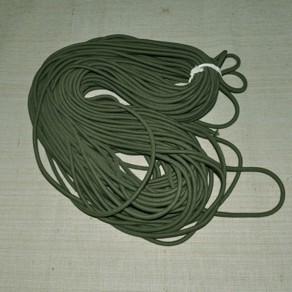 Жгут резиновый многожильный Однотонный 6 мм Длина 25 м (без крючков) Хаки