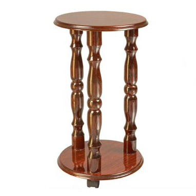 Подставка деревянная на колесиках Тумба малая 45х30х30 см