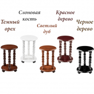 Подставка деревянная на колесиках Тумба малая 45х30х30 см