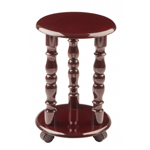 Подставка деревянная на колесиках Тумба малая 45х30х30 см