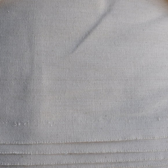 Ткань двунитка суровая Плотная 100 % хб Плотность 240 гр/м2 Ширина 90 см