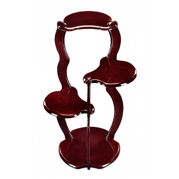 Подставка для комнатных растений Грация на 3 горшка (деревянная)