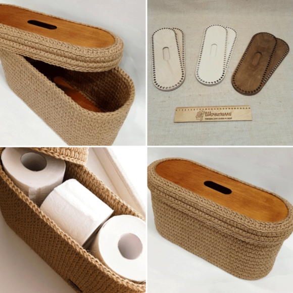 К-т донышек для создания емкости хранения туалетной бумаги