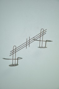 Подставка настенная Косая на 2 горшка