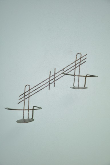 Подставка настенная Косая на 2 горшка