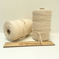 Шпагат хлопчатобумажный 4 мм (800-850 гр)