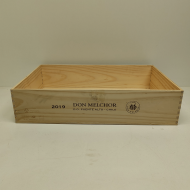 Ящик для вина деревянный на 6 бутылок (без крышек)