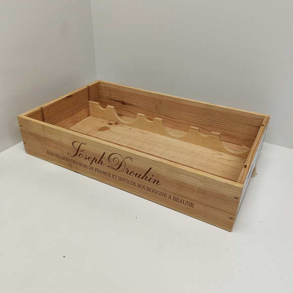 Ящик для вина деревянный на 6 бутылок (без крышек)