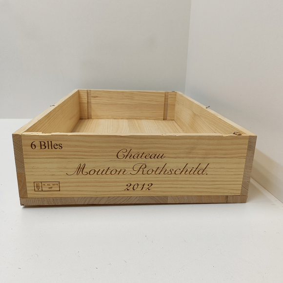 Ящик для вина деревянный на 6 бутылок (без крышек)
