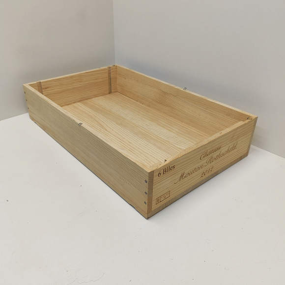 Ящик для вина деревянный на 6 бутылок (без крышек)