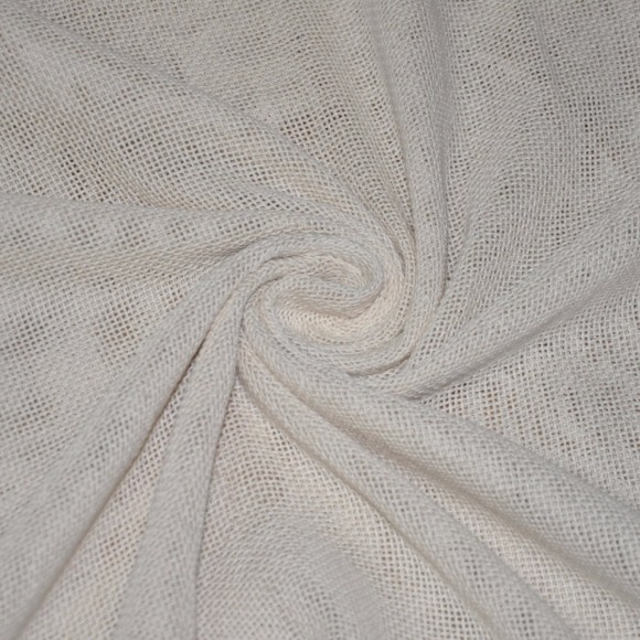 Мешковина 100% хлопковая Белая крупного переплетения. Плотность 200 гр/м2 Ширина 110 см