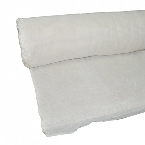 Мешковина 100% хлопковая Белая крупного переплетения. Плотность 200 гр/м2 Ширина 110 см