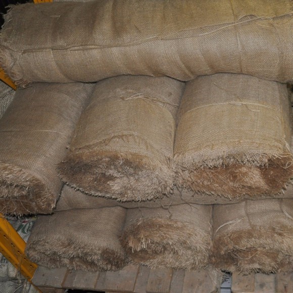 Джутовая мешковина упаковочная 200 гр 100% натуральная Ширина 110 см