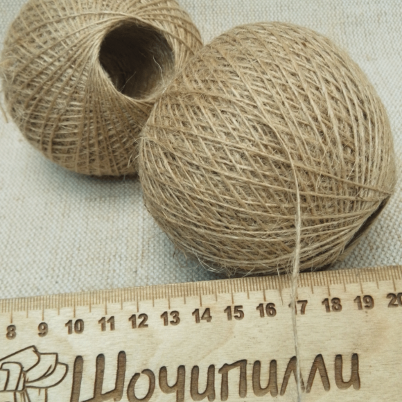 Шпагат джутовый однониточный 1х280 текс (300 м)