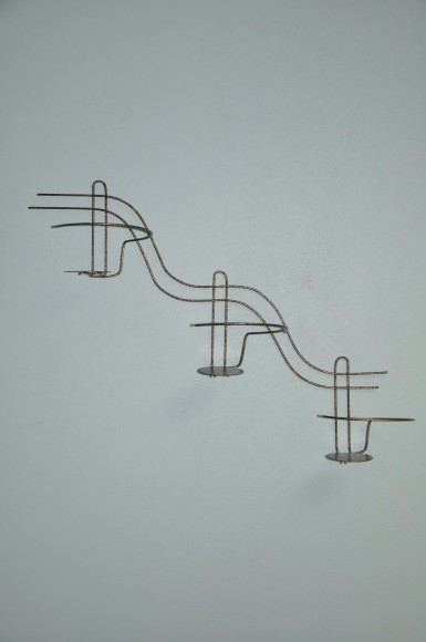 Подставка настенная Волна на 3 горшка