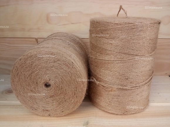 Шпагат джутовый двухниточный (высший сорт)