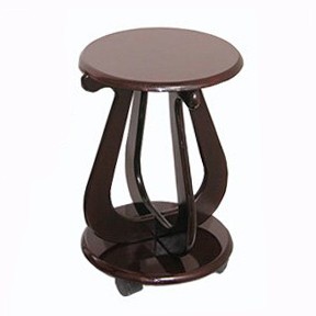 Подставка деревянная Вира на 1 горшок (на роликах)