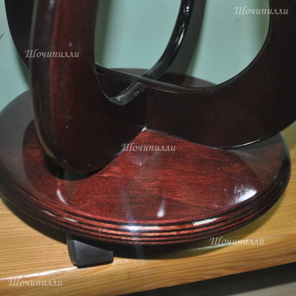 Подставка деревянная Вира на 1 горшок (на роликах)