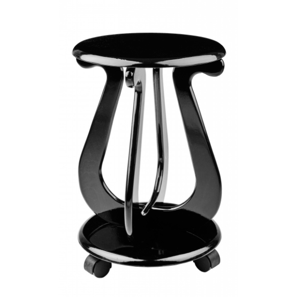 Подставка деревянная Вира на 1 горшок (на роликах)