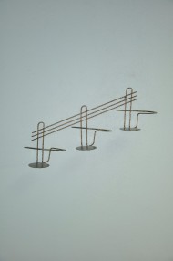 Подставка настенная Косая на 3 горшка