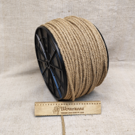 Шнур джутовый плетеный 8 мм (на катушках по 140 м)