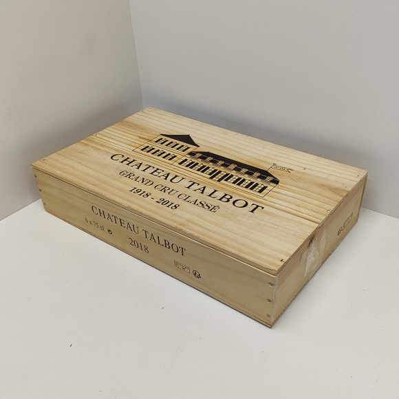 Ящик винный БУ на 6 бутылок (с крышкой) 50х32,5х10 см