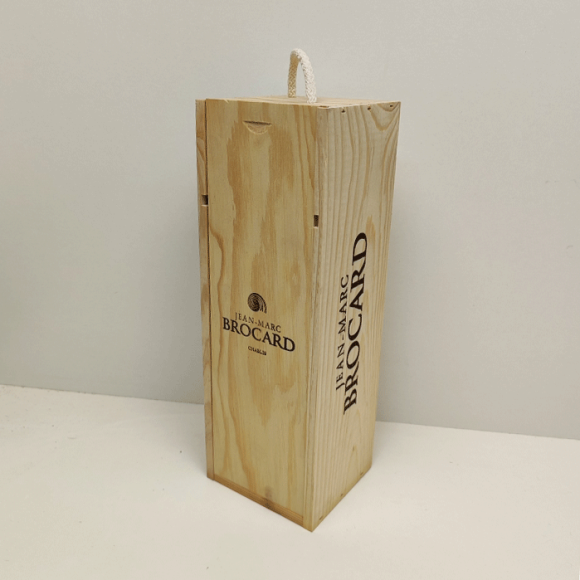 Ящик винный БУ деревянный для 1 бутылки на 1,5 л 39х13х12 см