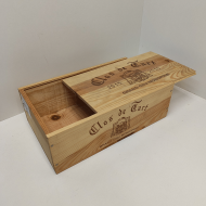 Ящик из под вина БУ 37х22х12,5 см (с выезжающей крышкой)