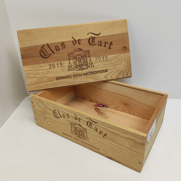 Ящик из под вина БУ 37х22х12,5 см (с выезжающей крышкой)