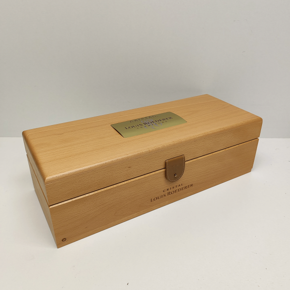 Ящик деревянный БУ из под шампанского на 1 бутылку 45х19х14 см