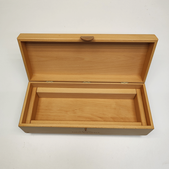 Ящик деревянный БУ из под шампанского на 1 бутылку 45х19х14 см