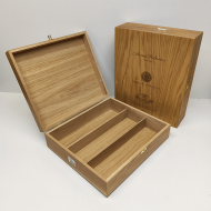 Ящик Бу из под вина на 3 бутылки 10х30х34 см