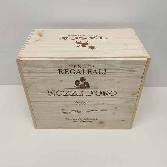 Ящик винный БУ деревянный на 6 бутылок с крышкой