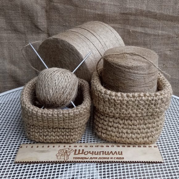 Шпагат джутовый 3х560 текс (бобина 3 кг) трехниточный