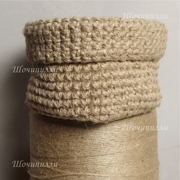 Шпагат джутовый 3х560 текс (бобина 3 кг) трехниточный