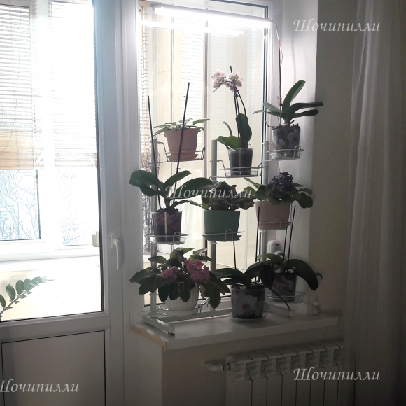 Подставка на окно серии Комбо на 9 горшков