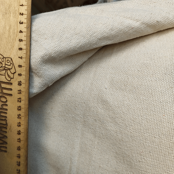 Парусина хлопок 100% Плотная 400 гр/м2 (белый) ширина 165 см