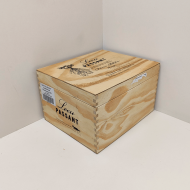 Ящик винный 33х28х20 см (на 6 бутылок) БУ с крышкой на петлях 