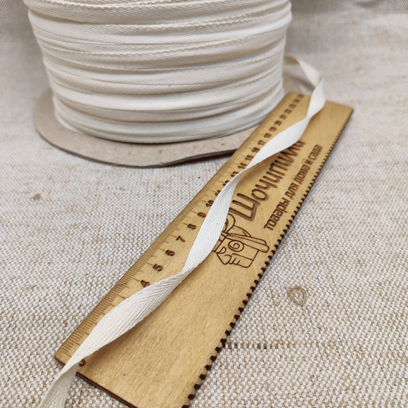 Лента киперная хлопчатобумажная 10 мм. Катушка 1000 м