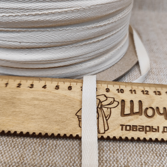 Лента киперная хлопчатобумажная 10 мм. Катушка 1000 м