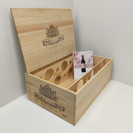 Ящик из под вина Chateau Margaux с крышкой (на 12 бутылок)
