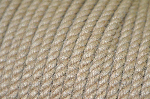Канат джутовый 6 мм (кусок 50 м)