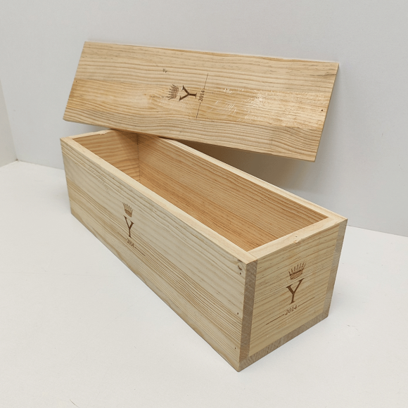 Ящик-бокс из под вина Y (с крышкой) на 1 бутылку