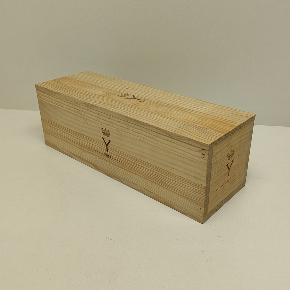 Ящик-бокс из под вина Y (с крышкой) на 1 бутылку